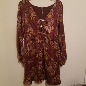 Long sleeve free people dress